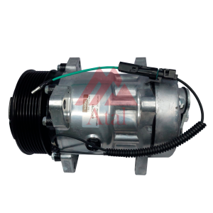 COMPRESSOR DENSO 7H15 POLIA 8PK 12 VOLTS SAÍDA TRASEIRA ENGATE 8 ORELHAS