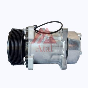 COMPRESSOR SANDEN 7H15 POLIA 8PK 12 VOLTS 8 ORELHAS SAÍDA TRASEIRA MACHO