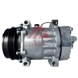 COMPRESSOR SANDEN 7H15 NEW HOLLAND T6.110/T7.175 12 VOLTS POLIA 4PK 118MM