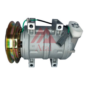 COMPRESSOR MÁQUINA KOMATSU PC228 24 VOLTS POLIA CANAL 1B 137MM MODELO VALEO