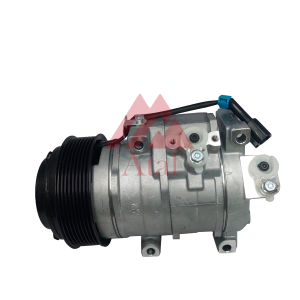 COMPRESSOR JOHN DEERE MÁQUINA RETROESCAVADEIRA 310K/210K 10SRE18C 12 VOLTS POLIA 126MM
