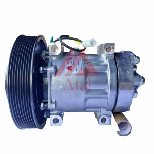 COMPRESSOR SANDEN 7H15 VOLVO FH/FM/FMX 2008> POLIA 8PK 180MM 24 VOLTS PASSANTE