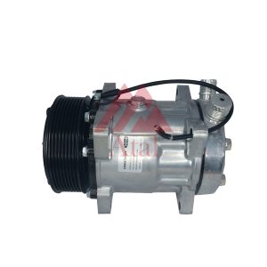COMPRESSOR SANDEN 7H15 POLIA 8PK 12 VOLTS 8 ORELHAS SAIDA CIMA MACHO