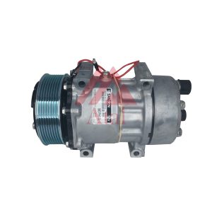 COMPRESSOR SANDEN 7H15 POLIA 8PK 12 VOLTS PASSANTE SAIDA TRASEIRA ROSCA