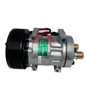 COMPRESSOR SANDEN MÁQUINA COLHEITADEIRA CASE 8800 2013> NEW HOLLAND T8 12 VOLTS POLIA 10PK 153MM
