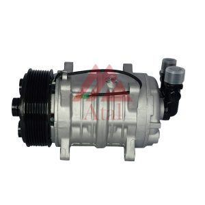 COMPRESSOR TM16 POLIA 8PK 119MM 12 VOLTS 8 ORELHAS SAÍDA PARA CIMA R134A