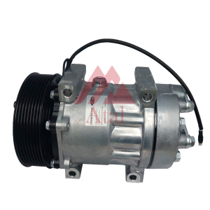 COMPRESSOR SANDEN 7H15 VOLVO FH/ VM/ NH POLIA 8PK 136MM 24 VOLTS PASSANTE