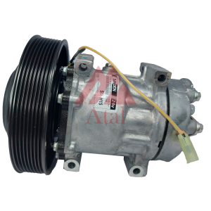 COMPRESSOR SANDEN 7H15 VOLVO FH/FM/FMX 2008 >POLIA 8PK 24 VOLTS PASSANTE