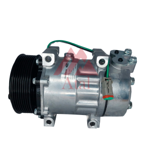 COMPRESSOR SANDEN 7H15 SCANIA SÉRIE G/P/R/T / 2008>2013 POLIA 8PK 119MM 24 VOLTS