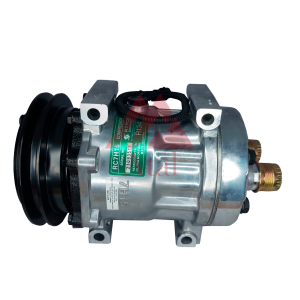 COMPRESSOR SANDEN 7H15 RETROESCAVADEIRA CASE 1A 132MM 12 VOLTS PASSANTE U4275