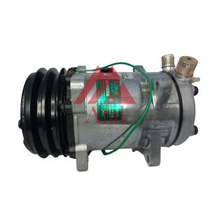 COMPRESSOR SANDEN 5H16 MÁQUINA CASE POLIA 2A 132MM 8 ORELHAS 24 VOLTS