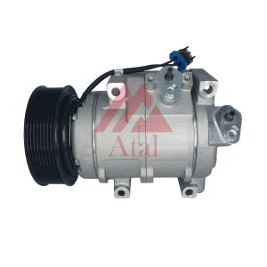COMPRESSOR JOHN DEERE MÁQUINA RETROESCAVADEIRA 310K/210K 10SRE18C 12 VOLTS POLIA 126MM