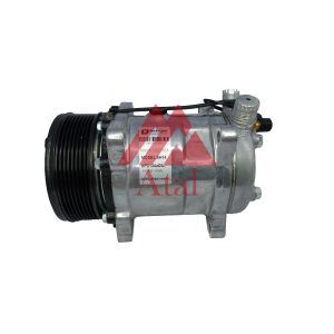 COMPRESSOR SANDEN 5H14 POLIA 8PK 12 VOLTS 8 ORELHAS SAÍDA PARA CIMA