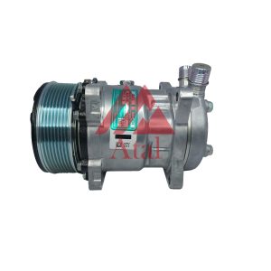 COMPRESSOR SANDEN 5H14 POLIA 8PK 119MM 12 VOLTS 8 ORELHAS SAÍDA PARA CIMA