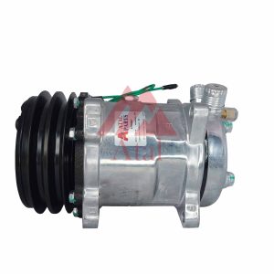 COMPRESSOR SANDEN 5H14 POLIA 2A 132MM 24 VOLTS 8 ORELHAS SAÍDA PARA CIMA ROSCA
