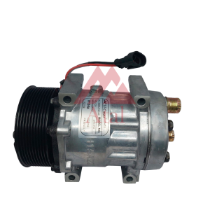 COMPRESSOR SANDEN 7H15 MÁQUINA FARMALL 10PK 12V 119MM OEM: 87709773