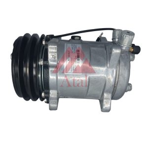 COMPRESSOR SANDEN 5H14 POLIA 2A 132MM 24 VOLTS 8 ORELHAS SAÍDA PARA CIMA ROSCA
