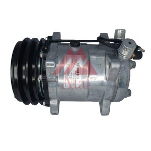 COMPRESSOR SANDEN 5H14 POLIA 2A 130MM 12 VOLTS 8 ORELHAS SAIDA PARA CIMA ROSCA