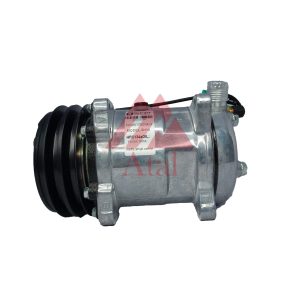 COMPRESSOR SANDEN 5H14 2A 24 VOLTS 8 ORELHAS SAIDA PARA CIMA