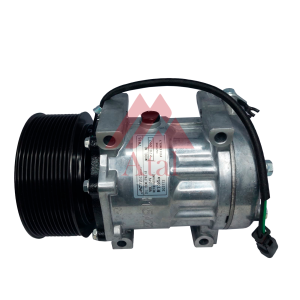 COMPRESSOR SANDEN 7H15 CATERPILLAR 320D POLIA 12PK 126MM 24 VOLTS PASSANTE