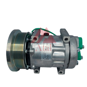 COMPRESSOR SANDEN 7H15 CATER 924K POLIA 8PK 152MM 24 VOLTS PASSANTE SAIDA TRASEIRA ENGATE