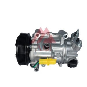 COMPRESSOR PEUGEOT/CITROEN POLIA 6PK 120MM PASSANTE VÁLVULA ELETRÔNICA