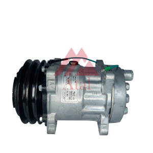 COMPRESSOR SANDEN 7H15 2A 24 VOLTS SAÍDA TRASEIRA DESCARGA/SUCÇÃO O'RING MACHO 8 ORELHAS