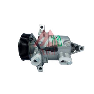 COMPRESSOR NISSAN KICKS 1.6 2016>2019 POLIA 7PK 90MM 3 FIXAÇÕES SAIDA LATERAL ENGATE