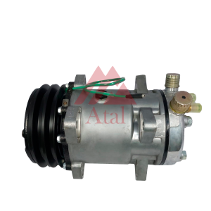 COMPRESSOR SANDEN 5H16 MÁQUINA CASE POLIA 2A 132MM 8 ORELHAS 24 VOLTS R134A