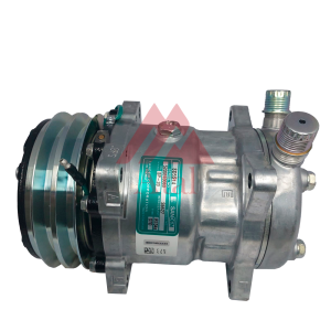 COMPRESSOR SANDEN 5H14 POLIA 2A 24 VOLTS 8 ORELHAS SAIDA PARA CIMA ROSCA ORIGINAL
