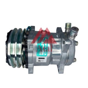 COMPRESSOR SANDEN 5H14 POLIA 2A 24 VOLTS 8 ORELHAS SAÍDA CIMA