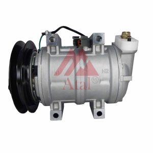 COMPRESSOR MÁQUINA KOMATSU PC228 24 VOLTS POLIA CANAL 1B 137MM MODELO VALEO