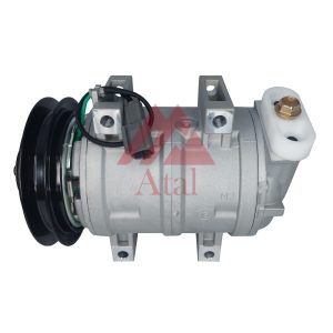 COMPRESSOR MÁQUINA KOMATSU PC228 POLIA CANAL 1B 137MM 24 VOLTS