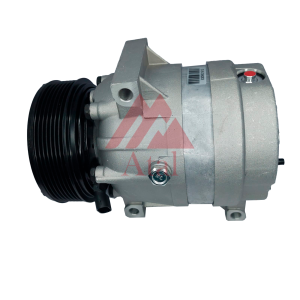 COMPRESSOR RENAULT MASTER 2.5 POLIA 7PK 122MM 12 VOLTS 3 FIXAÇÕES SAIDA TRASEIRA