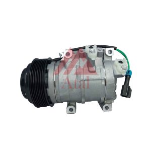 COMPRESSOR JOHN DEERE 10SRE18C MÁQUINA COLHEITADEIRA RETROESCAVADEIRA POLIA 8PK 24 VOLTS 120MM